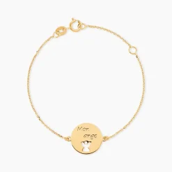 Bracelet Omelia Message Or Jaune