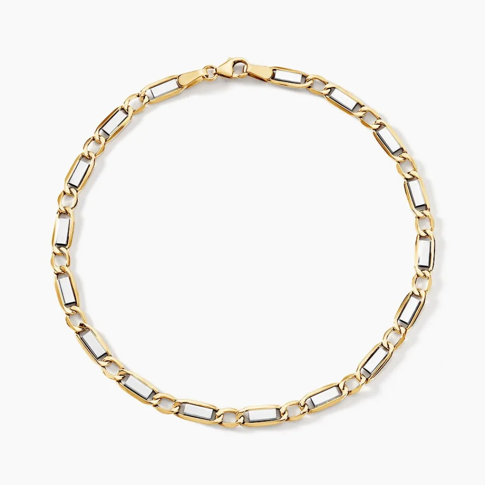 Marc Orian Bracelets Or|Bracelets Homme > Bracelet Or Bicolore Danae