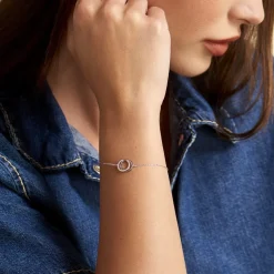 Bracelet Or Blanc Tresha Diamants