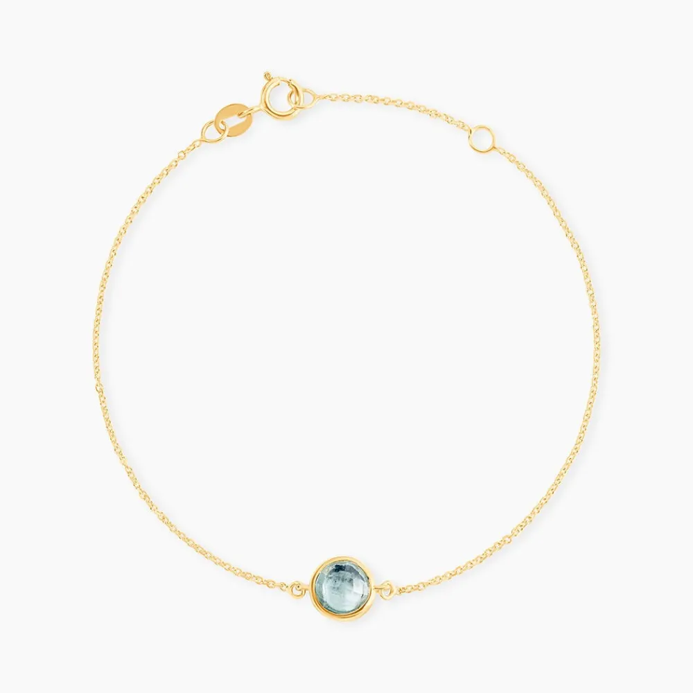 Marc Orian Bracelets Or|Anniversaire De Mariage > Bracelet Or Jaune Arenale Topaze