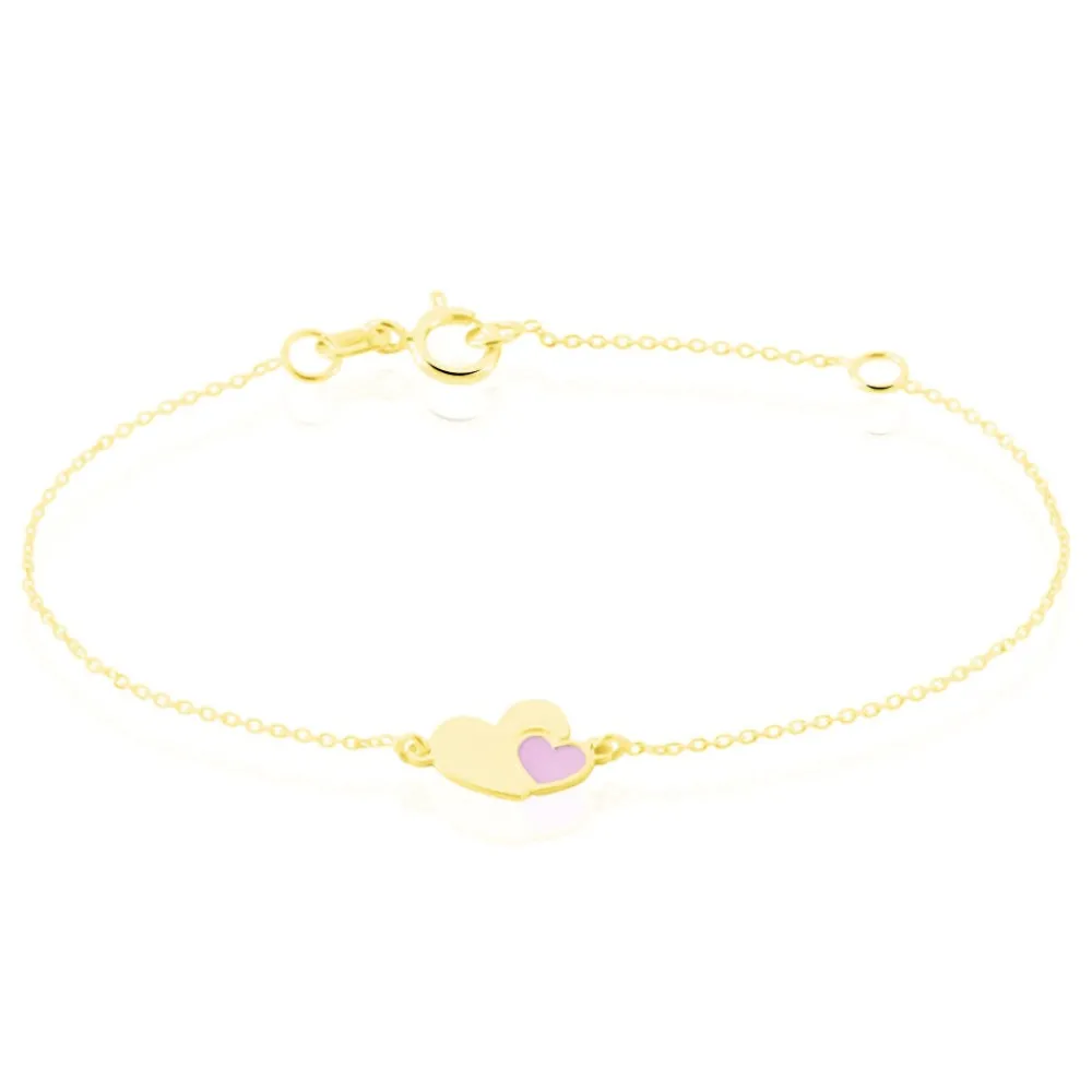 Marc Orian Bracelets Or|Bracelets Enfants > Bracelet Or Jaune Isa Lise Smalto