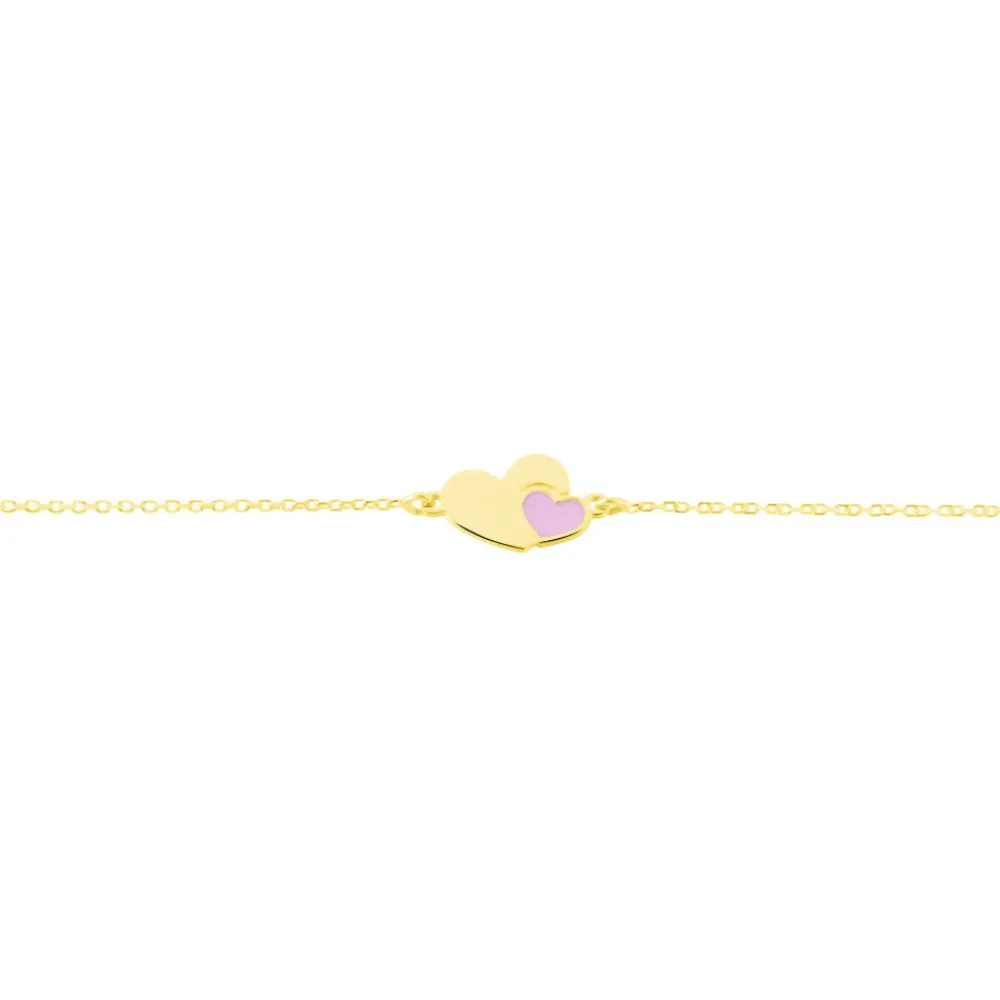 Marc Orian Bracelets Or|Bracelets Enfants > Bracelet Or Jaune Isa Lise Smalto