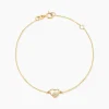 Marc Orian Bracelets Or|Bijoux Zirconium > Bracelet Or Jaune Saponaire Oxydes De Zirconium