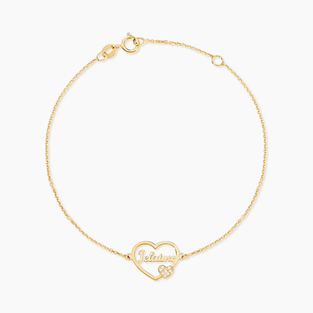 Marc Orian Bracelets Or|Bijoux Zirconium > Bracelet Or Jaune Veridiane Oxyde