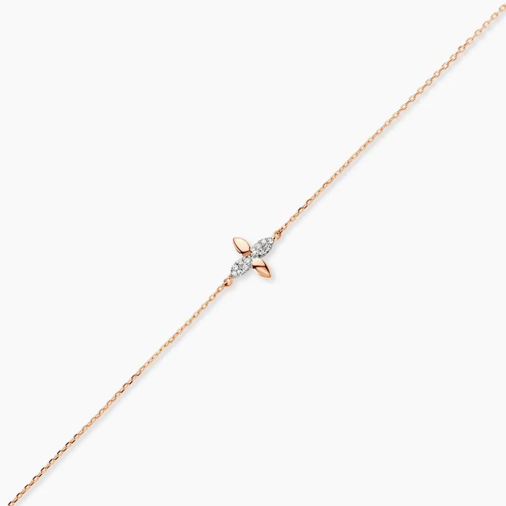 Marc Orian Bracelets Or|Cadeaux Mariage > Bracelet Or Rose Ginila Diamants