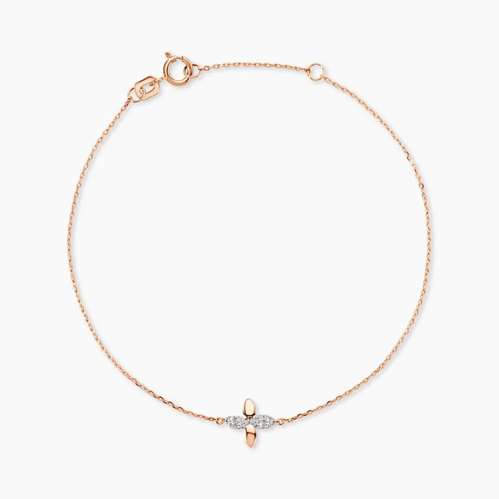 Marc Orian Bracelets Or|Cadeaux Mariage > Bracelet Or Rose Ginila Diamants