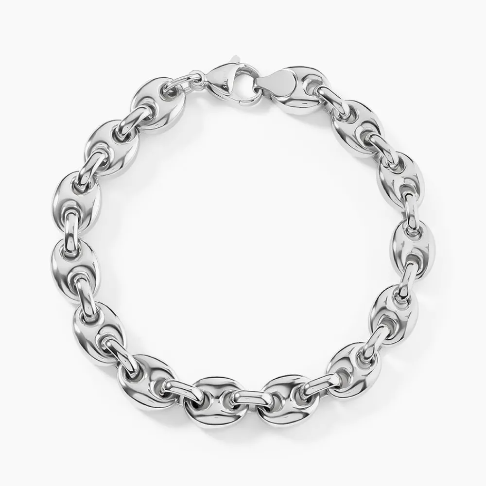 PHEBUS HIM Bracelets Homme|Bracelets Acier Inoxydable > Bracelet Badice Acier Blanc