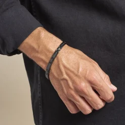 PHEBUS HIM Bracelets Homme|Bracelets Acier Inoxydable > Bracelet Classique Acier Noir