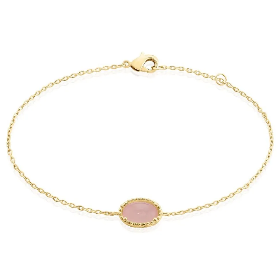 Bracelet Phileas Plaqué Or Jaune Quartz