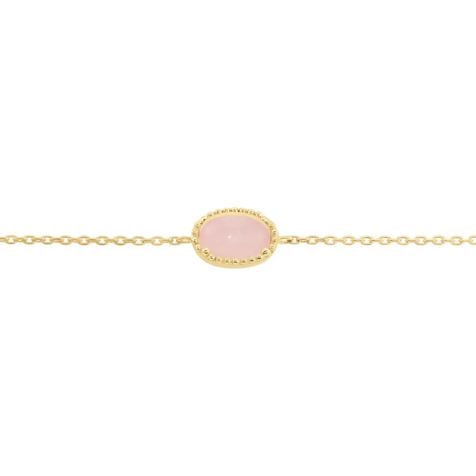 Bracelet Phileas Plaqué Or Jaune Quartz