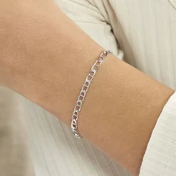 Marc Orian Bracelets Mailles|Bracelets > Bracelet Piato Argent Blanc