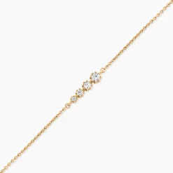 Bracelet Plaqué Or Boubou Oxydes De Zirconium