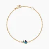 Bracelet Plaqué Or Era Pierre De Synthèse