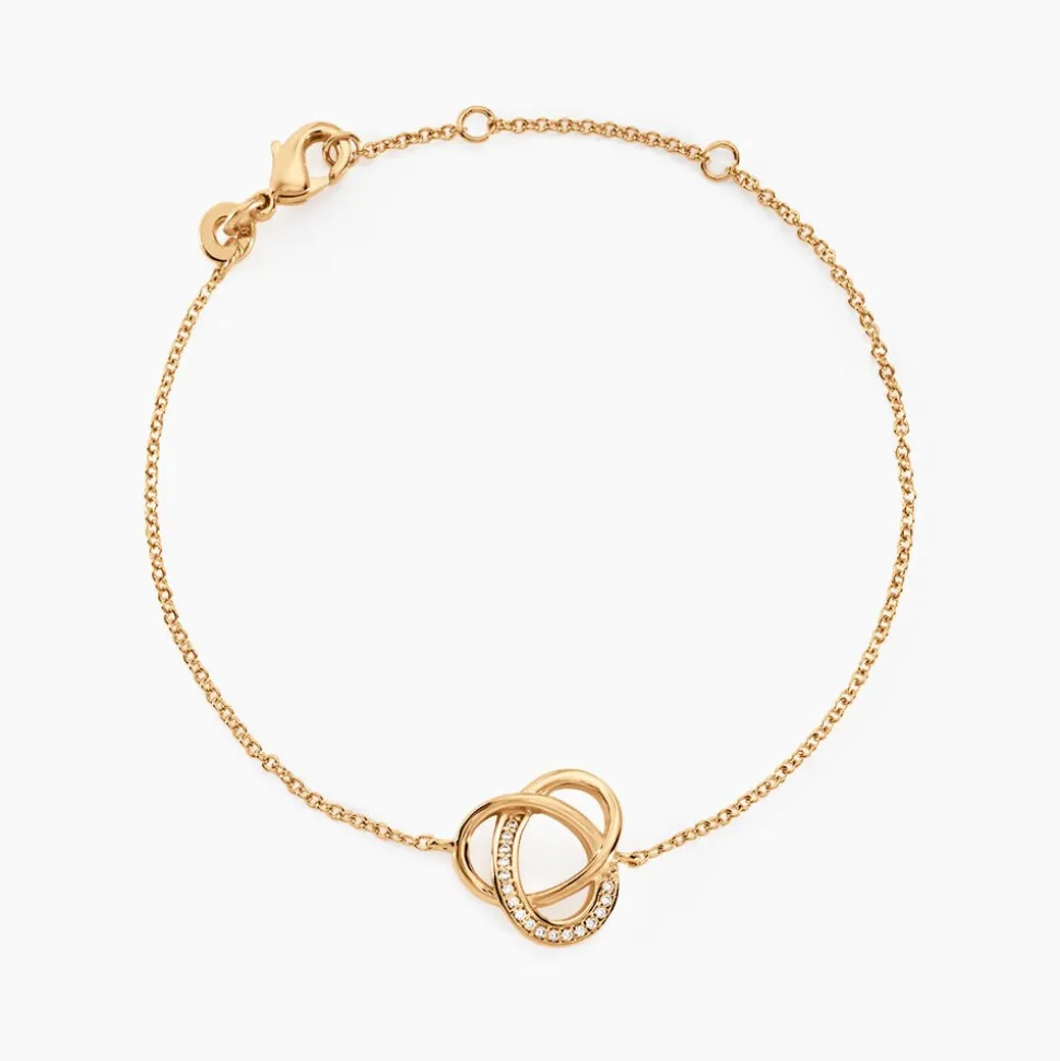 Bracelet Plaqué Or Henia Oxydes De Zirconium