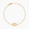 Bracelet Plaqué Or Jaune Amato Oxydes De Zirconium