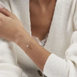 Bracelet Plaqué Or Jaune Nilay Oxyde De Zirconium