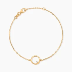Bracelet Plaqué Or Kaspar Oxyde De Zirconium