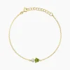 Bracelet Poem Argent Jaune Péridot Oxyde De Zirconium