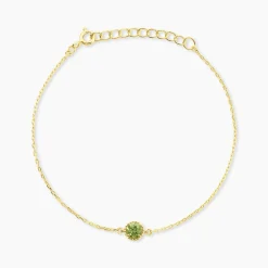 Marc Orian Bracelets|Idées Cadeaux Femme > Bracelet Poem Argent Jaune Péridot