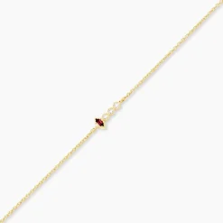 Marc Orian Bracelets|Idées Cadeaux Femme > Bracelet Poem Argent Jaune Rhodolite Oxyde De Zirconium