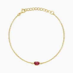 Marc Orian Bracelets|Idées Cadeaux Femme > Bracelet Poem Argent Jaune Tourmaline