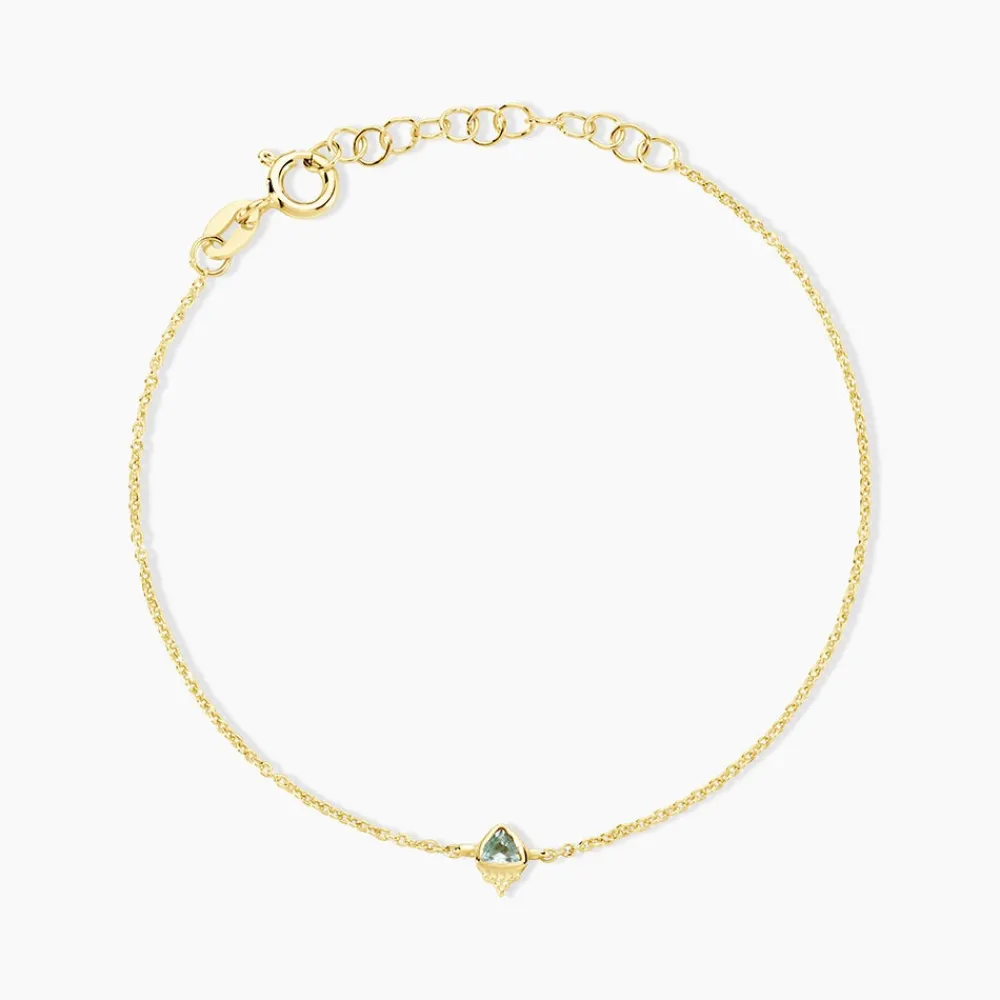 Marc Orian Bracelets|Idées Cadeaux Femme > Bracelet Poem Argent Jaune Topaze
