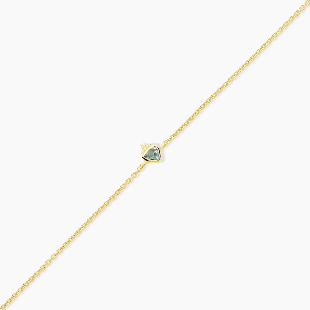 Marc Orian Bracelets|Idées Cadeaux Femme > Bracelet Poem Argent Jaune Topaze
