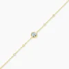 Marc Orian Bracelets|Bijoux Fantaisie > Bracelet Poem Argent Jaune Topaze Oxyde De Zirconium