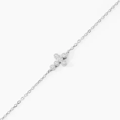 Marc Orian Bijoux Zirconium|Bijoux Croix > Bracelet Priscus Argent Blanc Oxyde De Zirconium