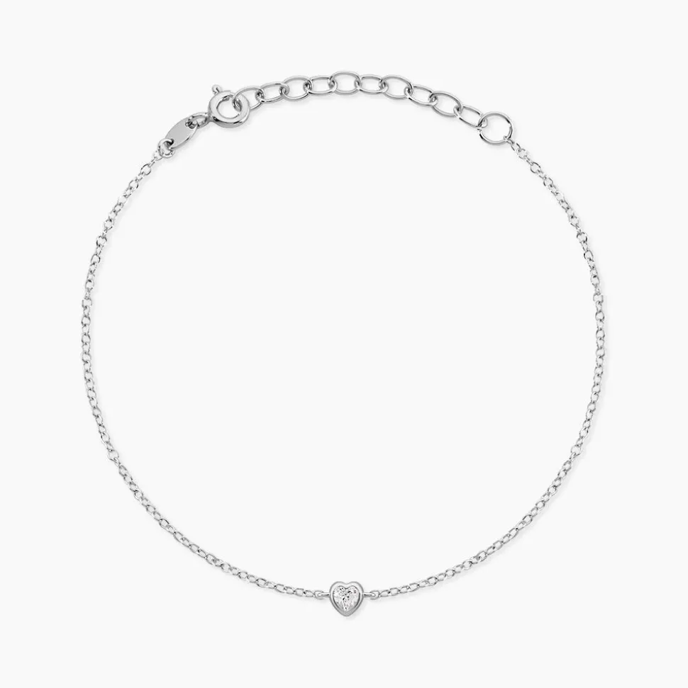 Bracelet Querida Argent Blanc Oxyde De Zirconium