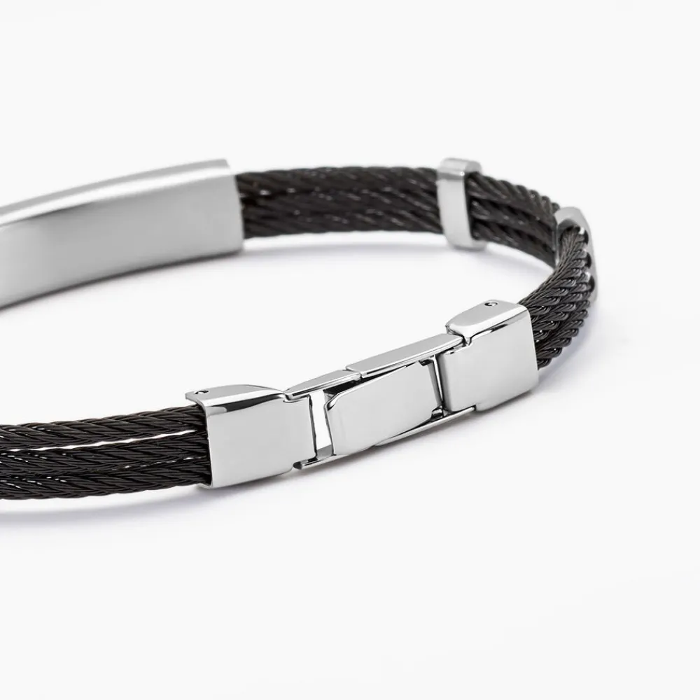 Marc Orian Bracelets Homme|Bracelets Acier Inoxydable > Bracelet Raphael Acier Blanc