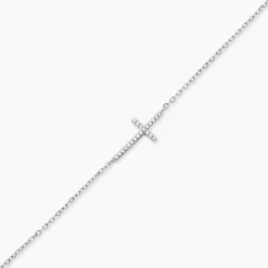 Marc Orian Bijoux Zirconium|Bijoux Croix > Bracelet Rayan Argent Blanc Oxyde De Zirconium