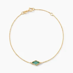 Marc Orian Bracelets Or|Bracelets > Bracelet Reflets Pop Or Jaune Nacre or jaune nacre blanche