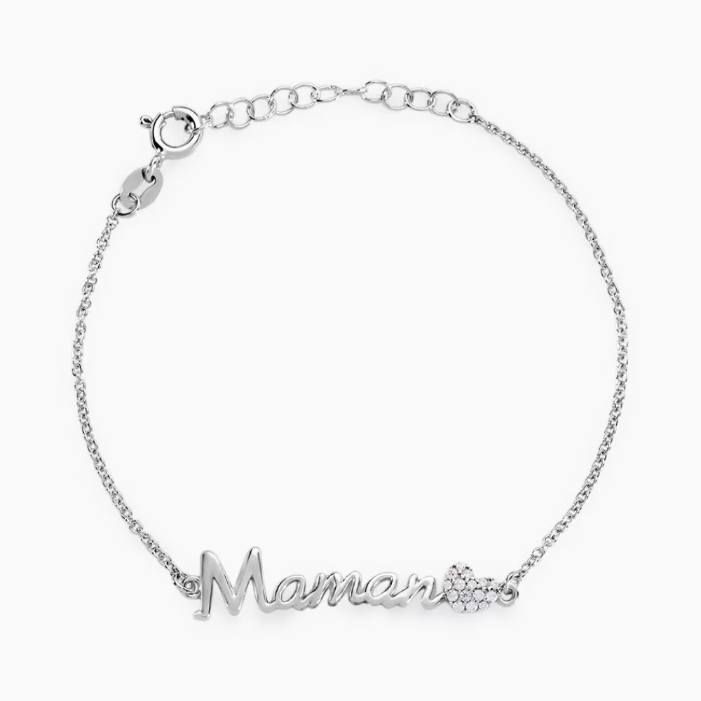 Marc Orian Bijoux Zirconium|Bracelets > Bracelet Rera Argent Blanc Oxyde De Zirconium