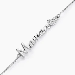 Marc Orian Bijoux Zirconium|Bracelets > Bracelet Rera Argent Blanc Oxyde De Zirconium