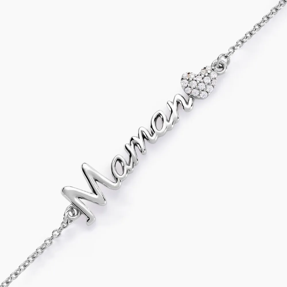 Marc Orian Bijoux Zirconium|Bracelets > Bracelet Rera Argent Blanc Oxyde De Zirconium