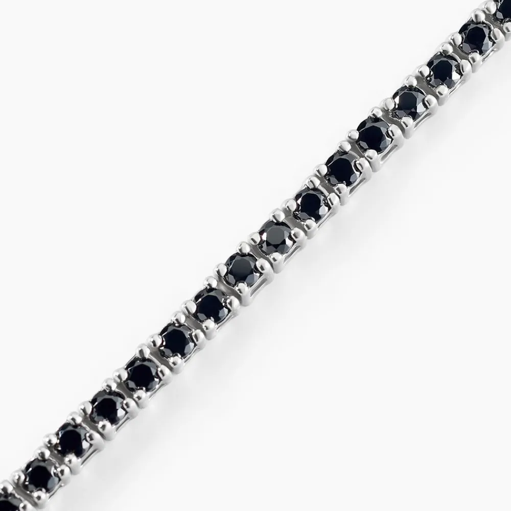 Marc Orian Bracelets|Idées Cadeaux Femme > Bracelet Rio Tennis Argent Blanc Oxyde De Zirconium