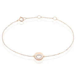 Bracelet Rosalina Or Rose Diamant