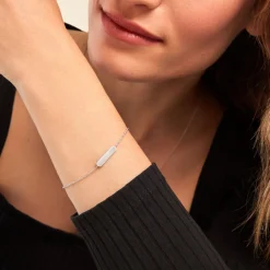 Marc Orian Bracelets|Idées Cadeaux Femme > Bracelet Saddie Argent Blanc