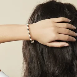Bracelet Saida Or Jaune Perle De Culture
