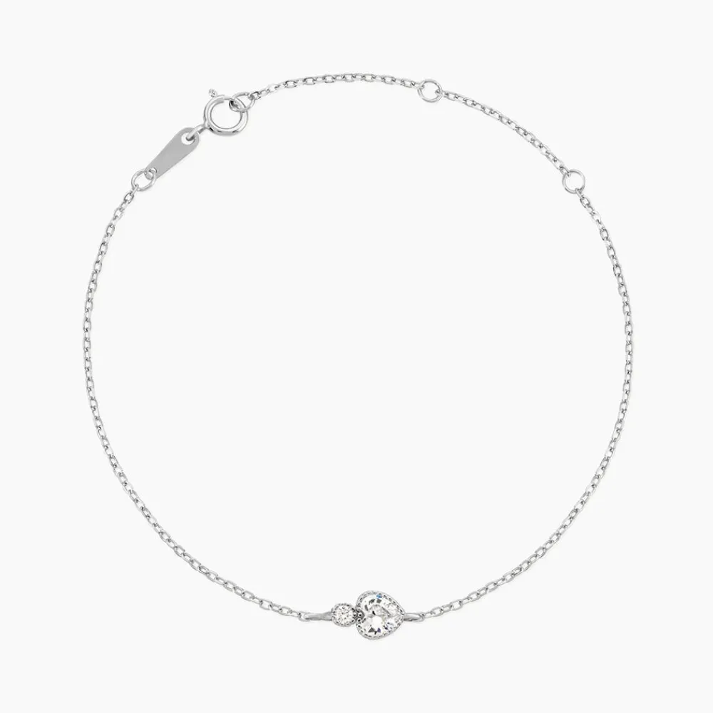 Marc Orian Bijoux Zirconium|Bracelets > Bracelet Shannon Argent Blanc Oxyde De Zirconium