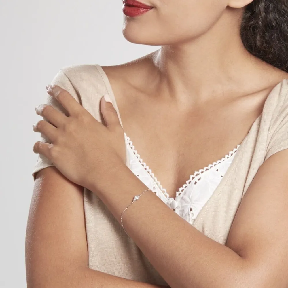 Marc Orian Bijoux Zirconium|Bracelets > Bracelet Shannon Argent Blanc Oxyde De Zirconium
