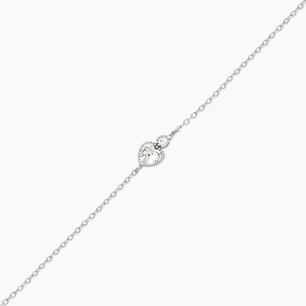 Marc Orian Bijoux Zirconium|Bracelets > Bracelet Shannon Argent Blanc Oxyde De Zirconium