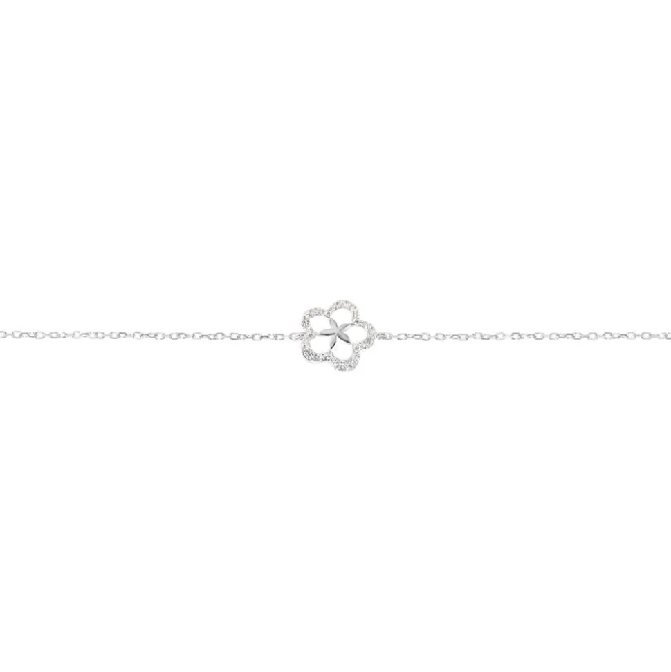 Bracelet Shareen Or Blanc Diamant