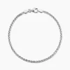 Marc Orian Bracelets|Bijoux Fantaisie > Bracelet Sherihane Maille Palmier Argent Blanc