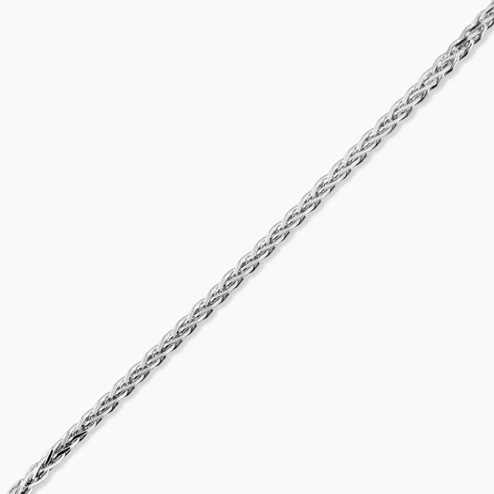 Marc Orian Bracelets|Bijoux Fantaisie > Bracelet Sherihane Maille Palmier Argent Blanc