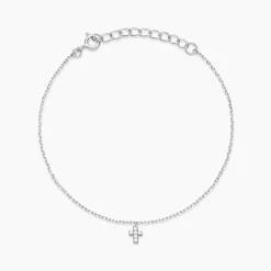 Marc Orian Bijoux Zirconium|Bijoux Croix > Bracelet Siem Argent Blanc Oxyde De Zirconium