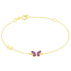 Marc Orian Bracelets Or|Bracelets Enfants > Bracelet Silia Papillon Or Jaune