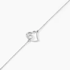 Marc Orian Bijoux Zirconium|Bracelets > Bracelet Soa Argent Blanc Oxyde De Zirconium
