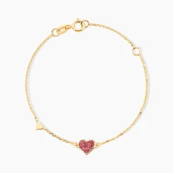 Marc Orian Bracelets Or|Bracelets Enfants > Bracelet Soraya Coeur Or Jaune